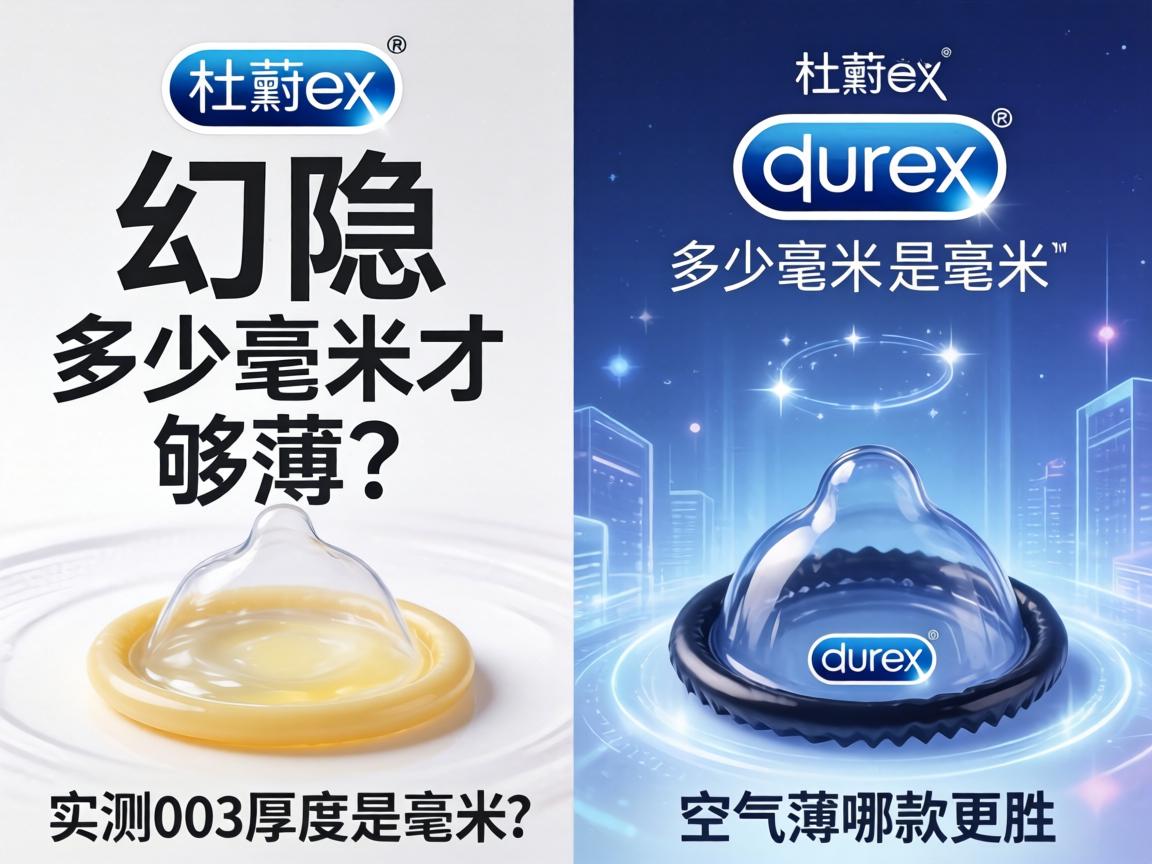 杜蕾斯幻隐多少毫米才够薄？实测003厚度是多少毫米，对比空气薄哪款更胜一筹？