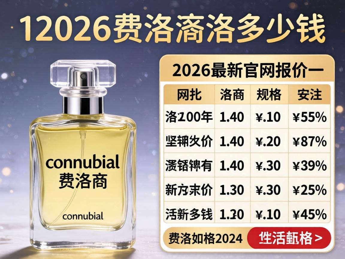 connubial费洛蒙香水多少钱一瓶?2026最新官网报价及不同规格价格表 connubial费洛蒙香水多少钱一瓶?2026最新官网报价及不同规格价格表