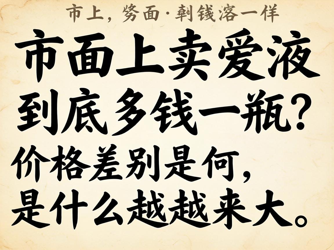 市面上卖爱液到底多少钱一瓶？价格差别为什么这么大？ - 凯格尔/PC肌社区-P动-凯格尔/PC肌社区-P动
