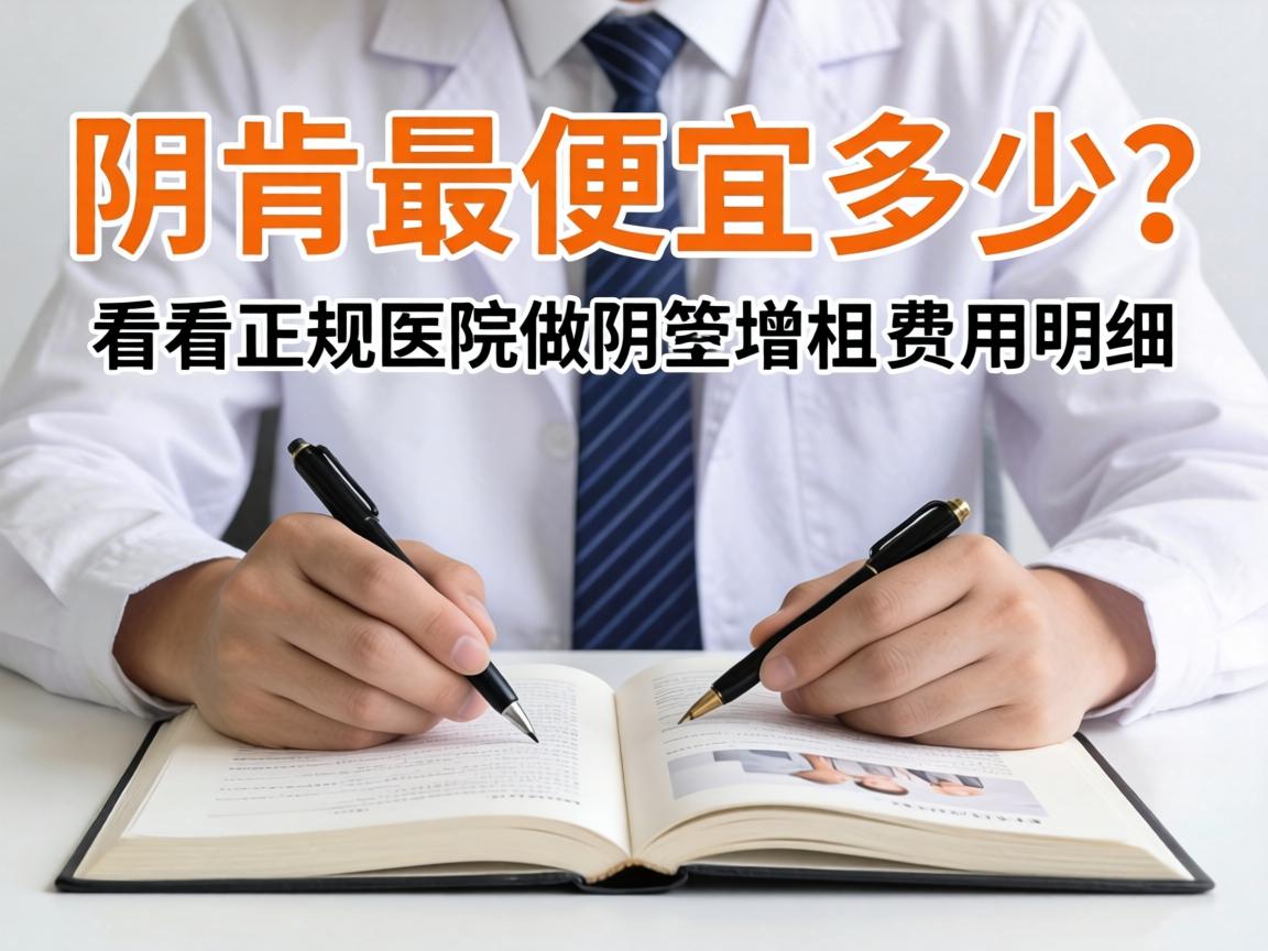 阴茎最便宜是多少？看看正规医院做阴茎增粗费用明细再决定