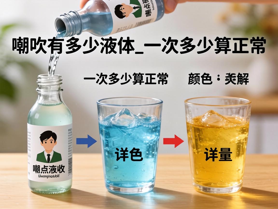 嘲吹有多少液体_一次多少算正常？详解量与颜色变化原因