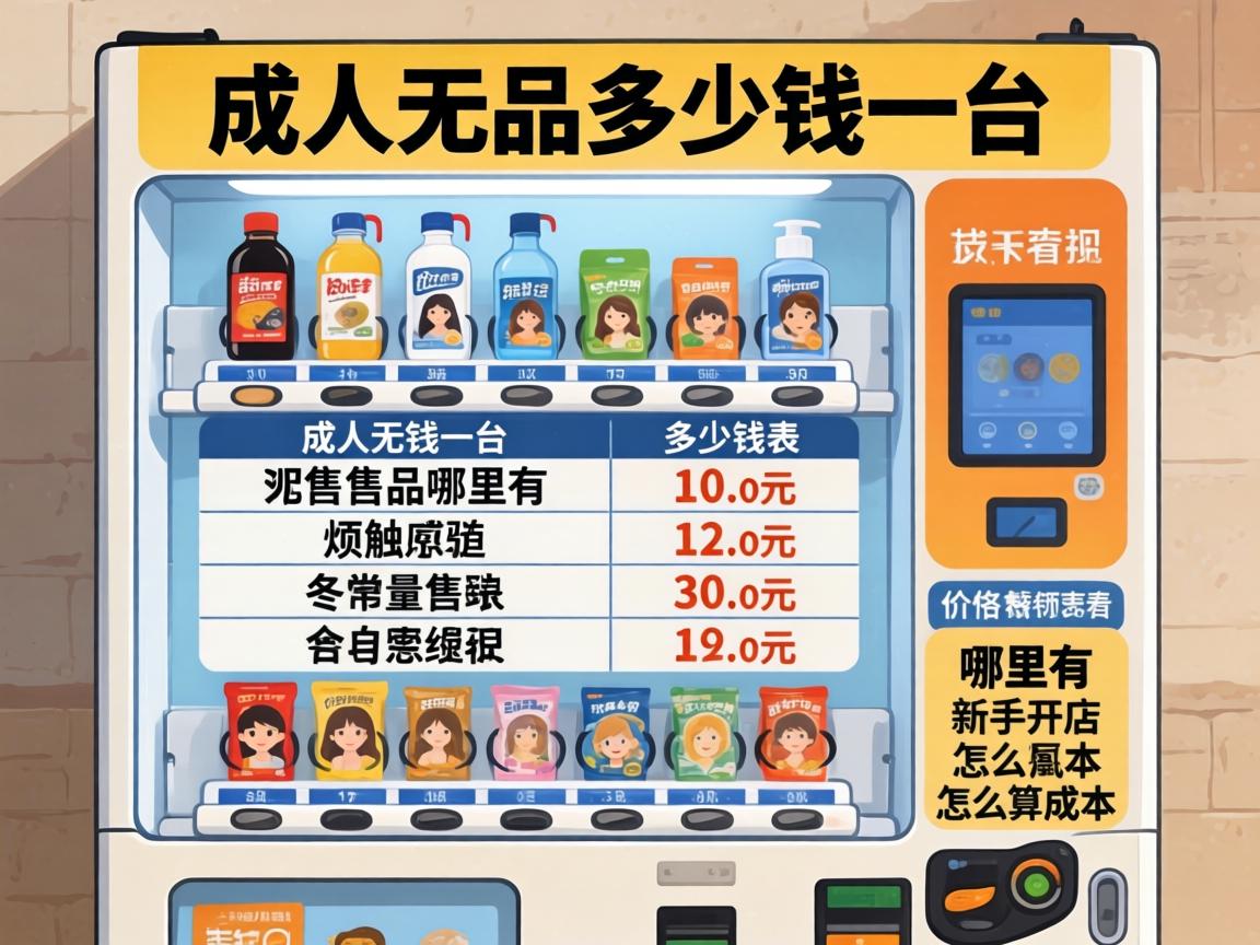 成人用品无人售货机多少钱一台_价格表哪里有?新手开店怎么算成本? 成人用品无人售货机多少钱一台_价格表哪里有?新手开店怎么算成本?