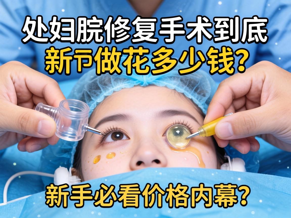处女膜修复手术到底要花多少钱？新手必看价格内幕
