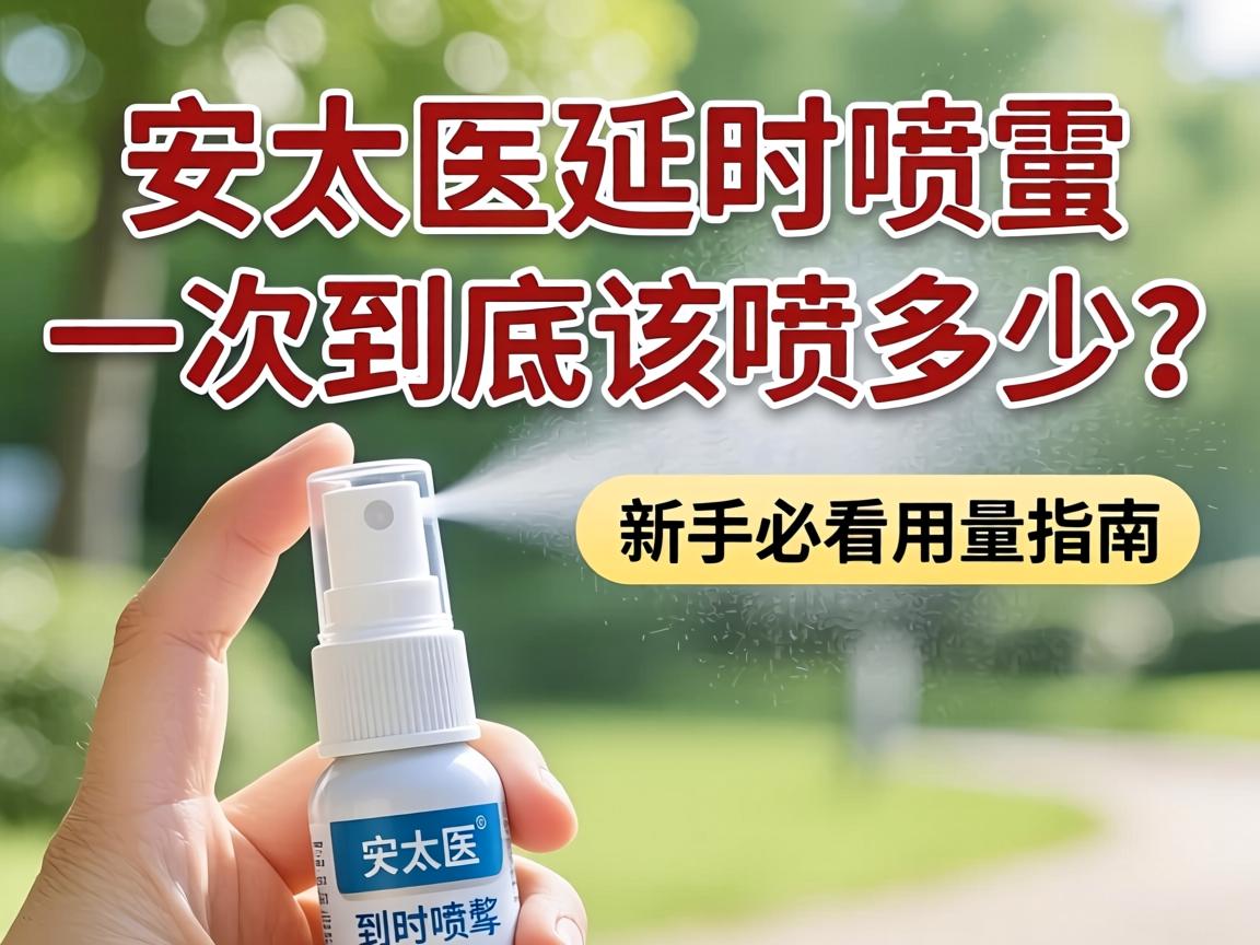 安太医延时喷雾一次到底该喷多少？新手必看用量指南-凯格尔/PC肌社区-P动