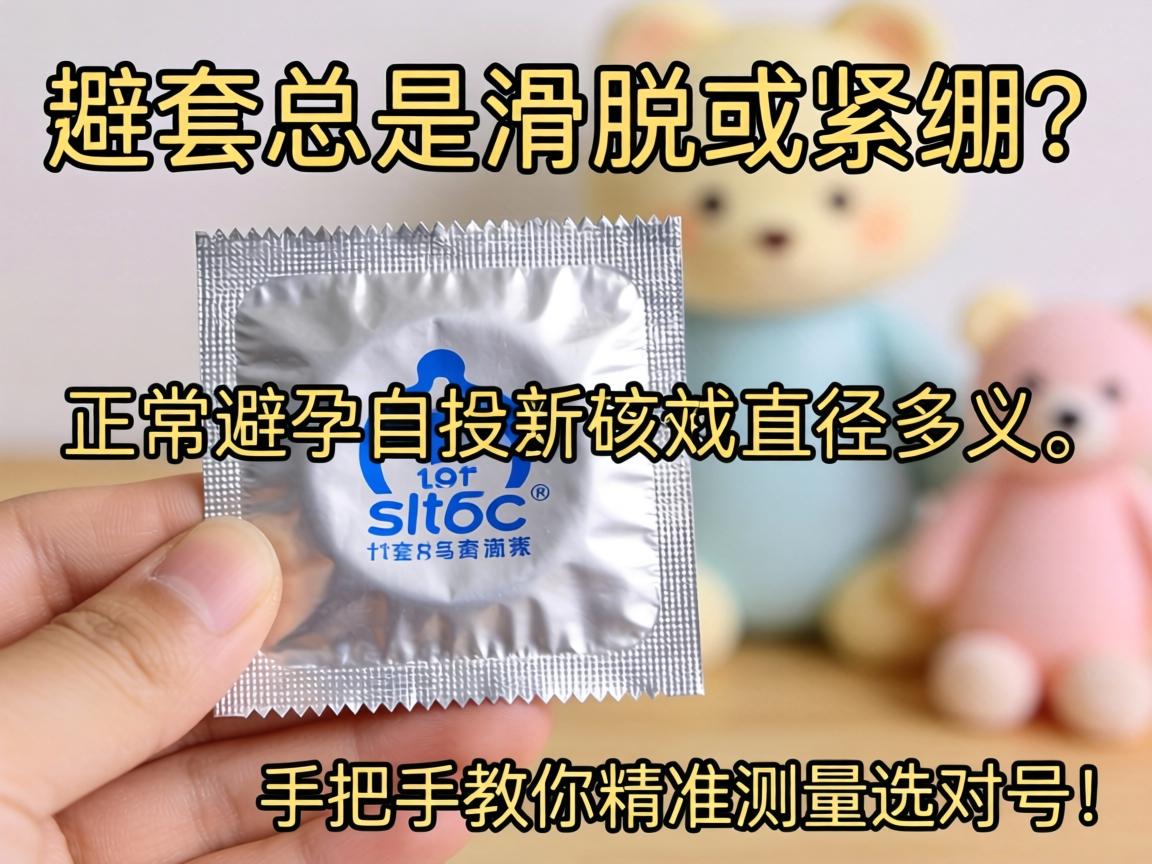 戴套总是滑脱或紧绷?正常避孕套直径多少?手把手教你精准测量选对号! 戴套总是滑脱或紧绷?正常避孕套直径多少?手把手教你精准测量选对号!
