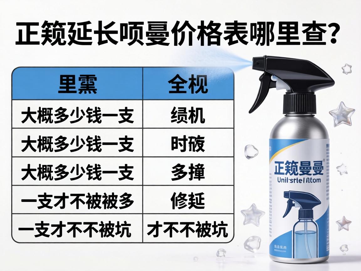 正规延长喷雾剂价格表哪里查？大概多少钱一支才不算被坑？ - 凯格尔/PC肌社区-P动-凯格尔/PC肌社区-P动