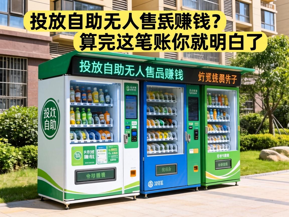 小区投放自助无人售货机赚钱吗？算完这笔账你就明白了 - 凯格尔/PC肌社区-P动-凯格尔/PC肌社区-P动