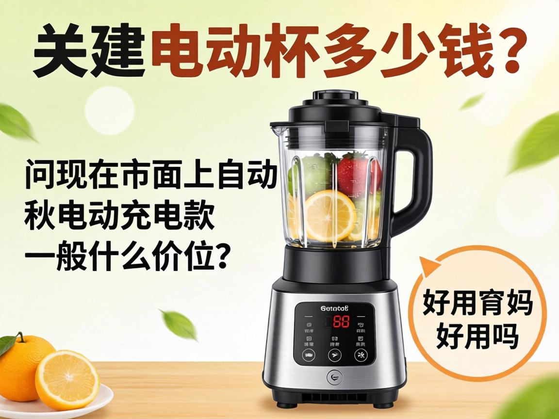 电动杯多少钱？求问现在市面上自动搅拌杯电动充电款一般什么价位，好用吗？