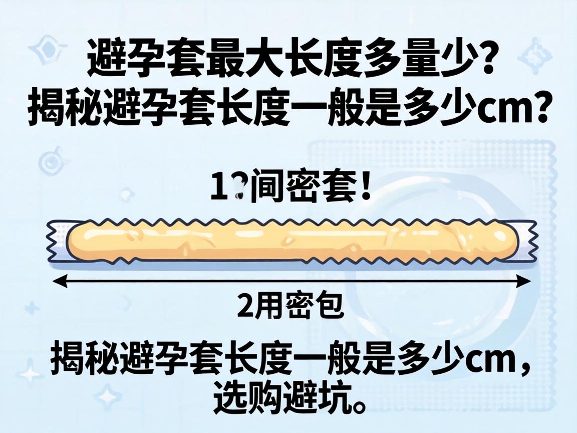 避孕套最大长度多少？揭秘避孕套长度一般是多少cm及选购避坑指南-凯格尔/PC肌社区-P动