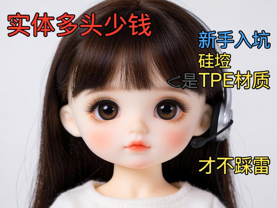 实体娃娃头多少钱？新手入坑选硅胶还是TPE材质才不踩雷？