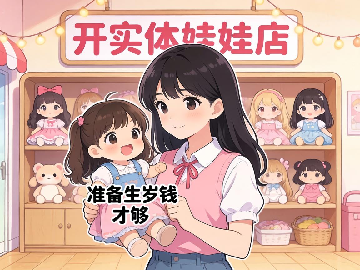 开一家实体娃娃店到底要准备多少钱才够？