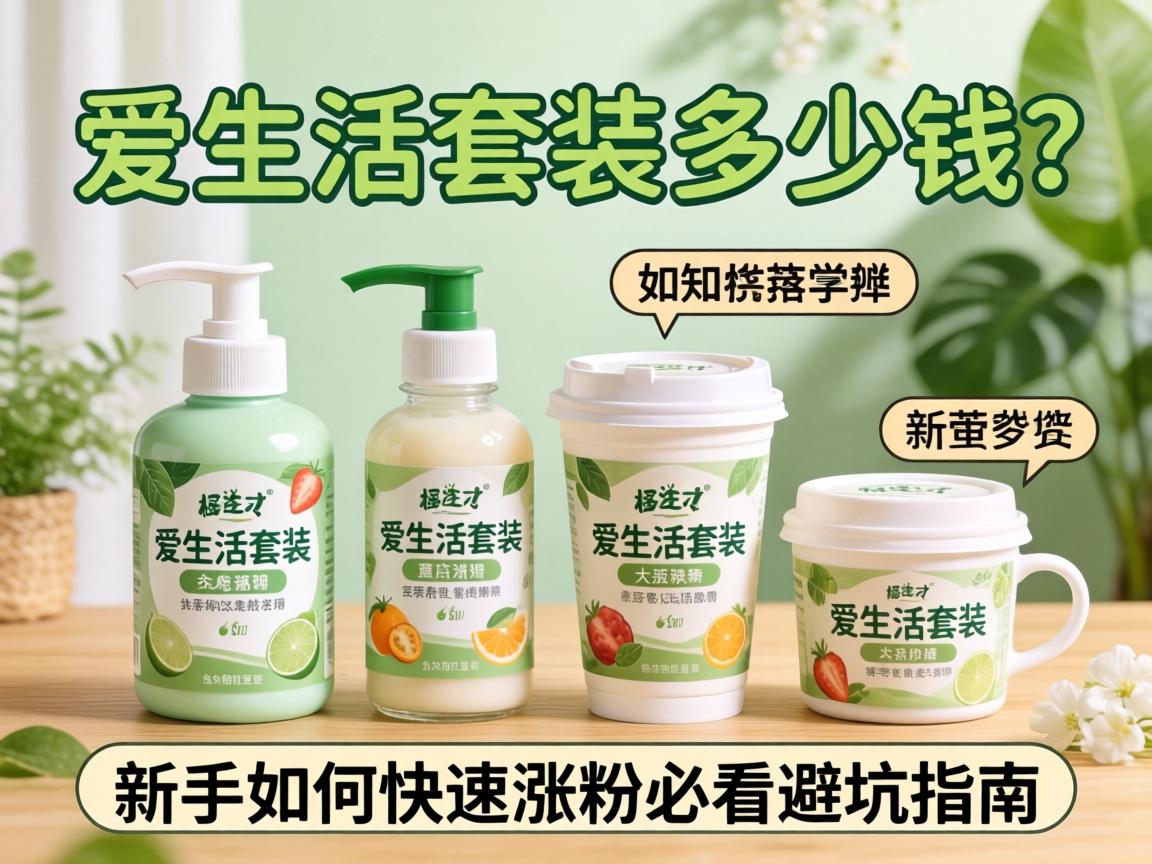 爱生活套装多少钱？新手如何快速涨粉必看避坑指南