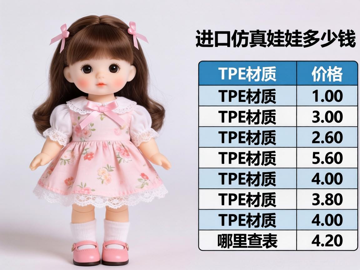 进口仿真娃娃多少钱_TPE材质价格表哪里查？