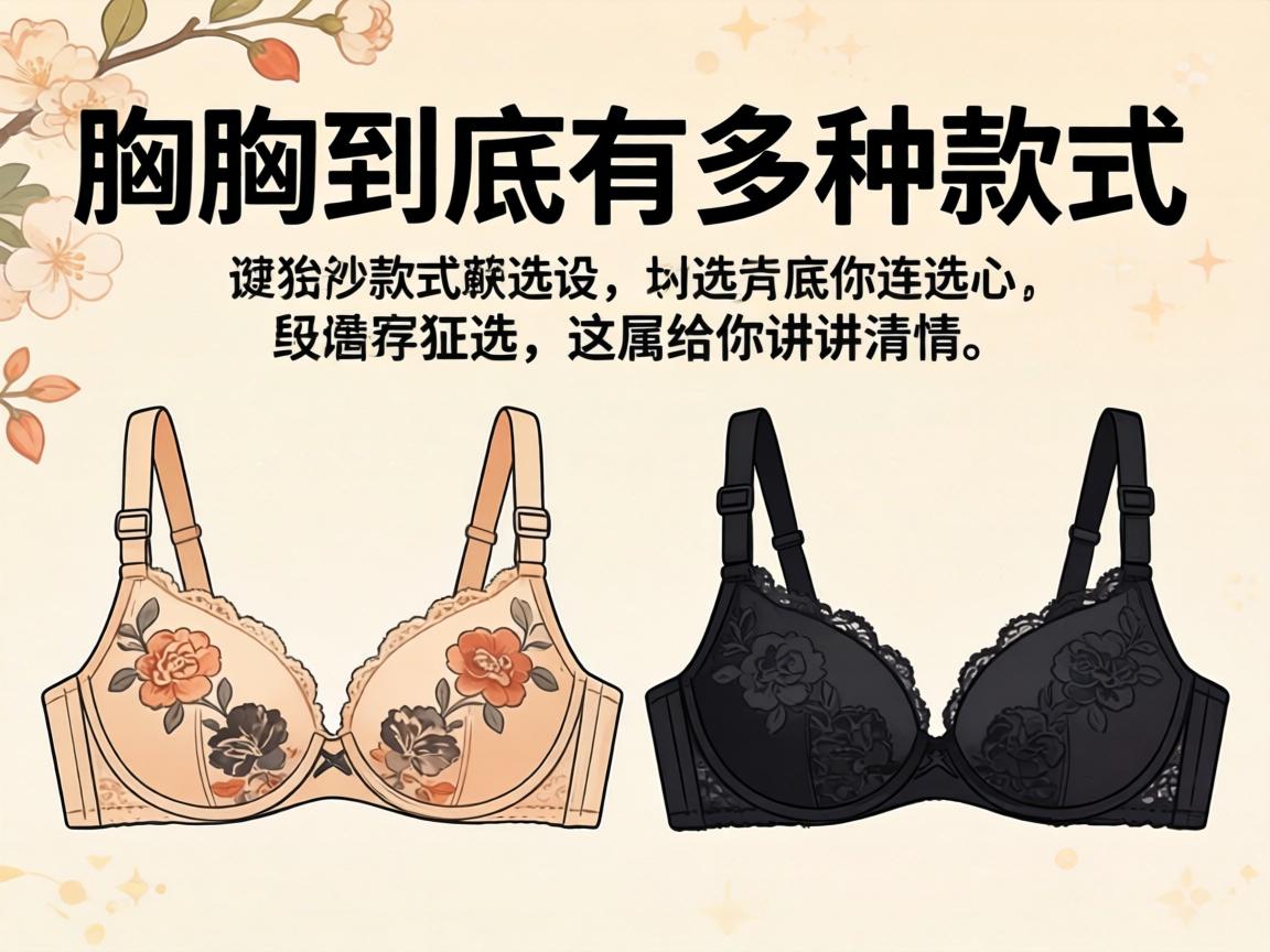 胸罩到底有多少种款式可选？这篇给你讲清楚