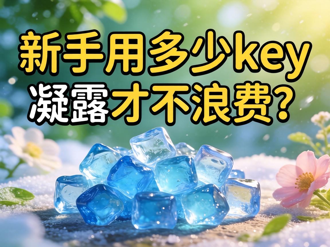 新手用多少key凝露才不浪费? 新手用多少key凝露才不浪费?