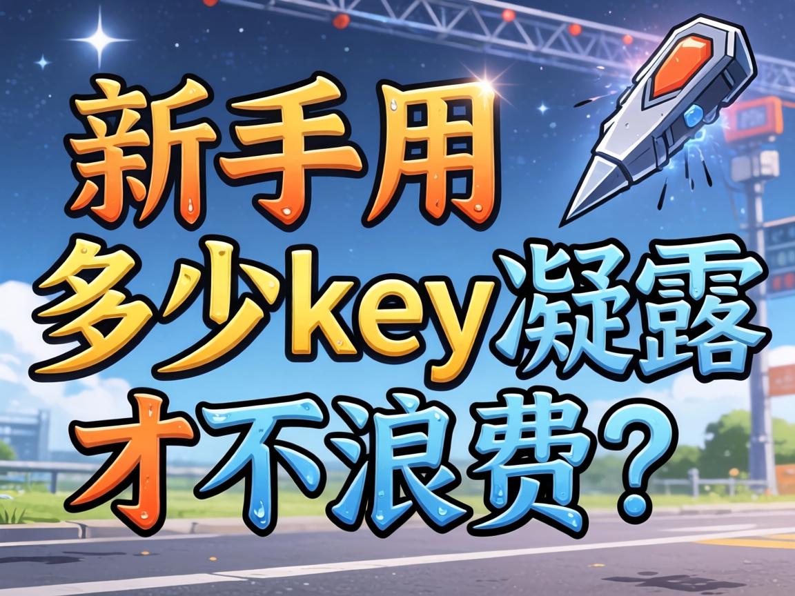 新手用多少key凝露才不浪费? 新手用多少key凝露才不浪费?