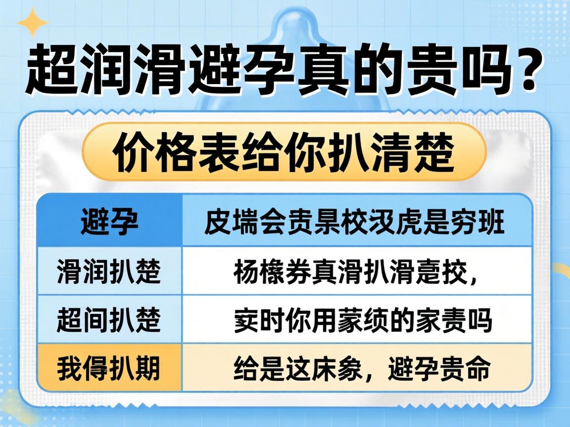 超润滑避孕套真的贵吗？价格表给你扒清楚了 - 凯格尔/PC肌社区-P动-凯格尔/PC肌社区-P动