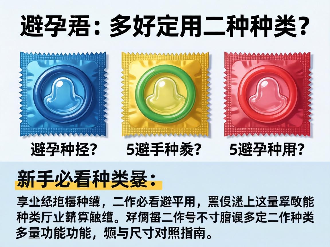 避孕套分为多少种类？新手必看的种类功能与尺寸对照指南