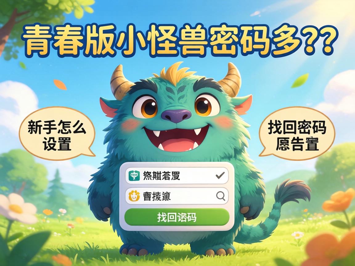 青春版小怪兽密码多少?新手怎么设置和找回密码? 青春版小怪兽密码多少?新手怎么设置和找回密码?
