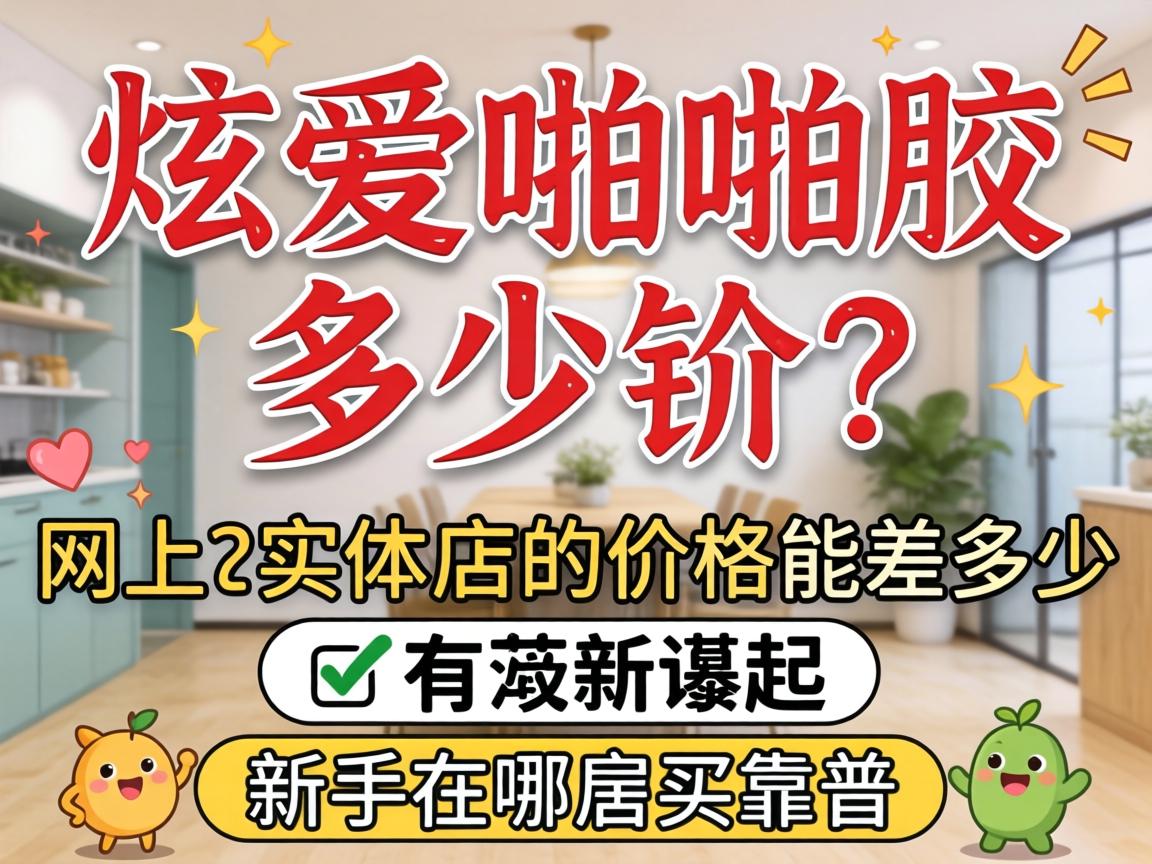 炫爱啪啪胶 多少钱？网上和实体店的价格能差多少，新手在哪买靠谱？