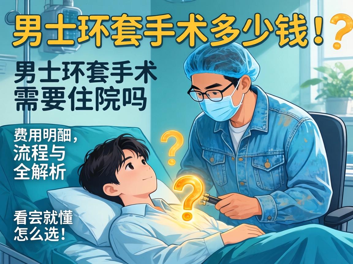男生环套手术多少钱_男生环套手术需要住院吗?费用明细与流程全解析,看完就懂怎么选! 男生环套手术多少钱_男生环套手术需要住院吗?费用明细与流程全解析,看完就懂怎么选!