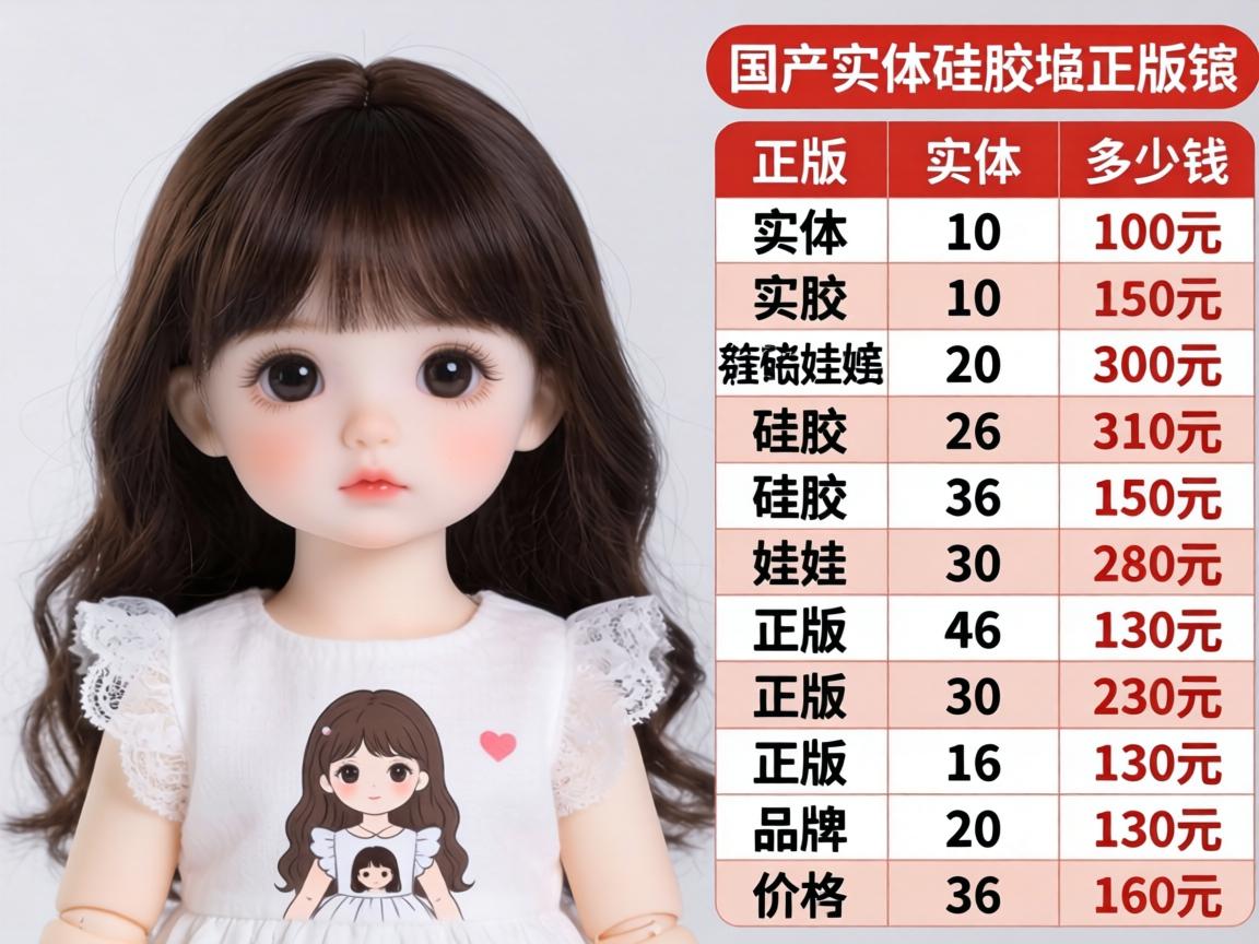 国产实体硅胶娃娃正版多少钱_实体硅胶娃娃正版品牌价格表？