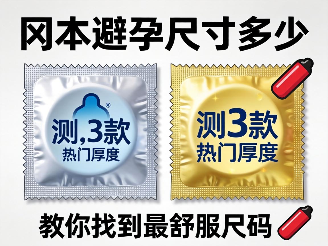 冈本避孕套尺寸多少？实测3款热门厚度，教你找到最舒服的尺码！📏