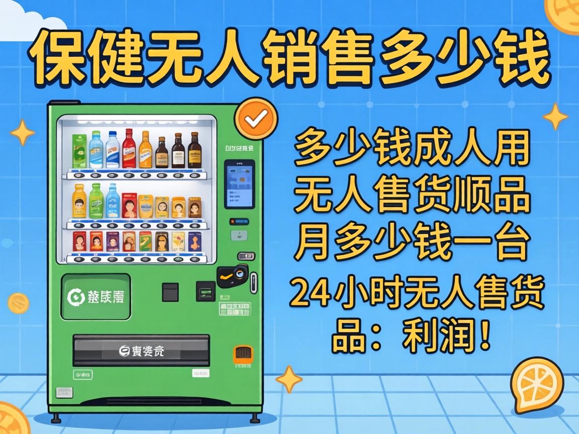 保健无人销售机多少钱成人用品无人售货机多少钱一台24小时无人售货机利润如何？