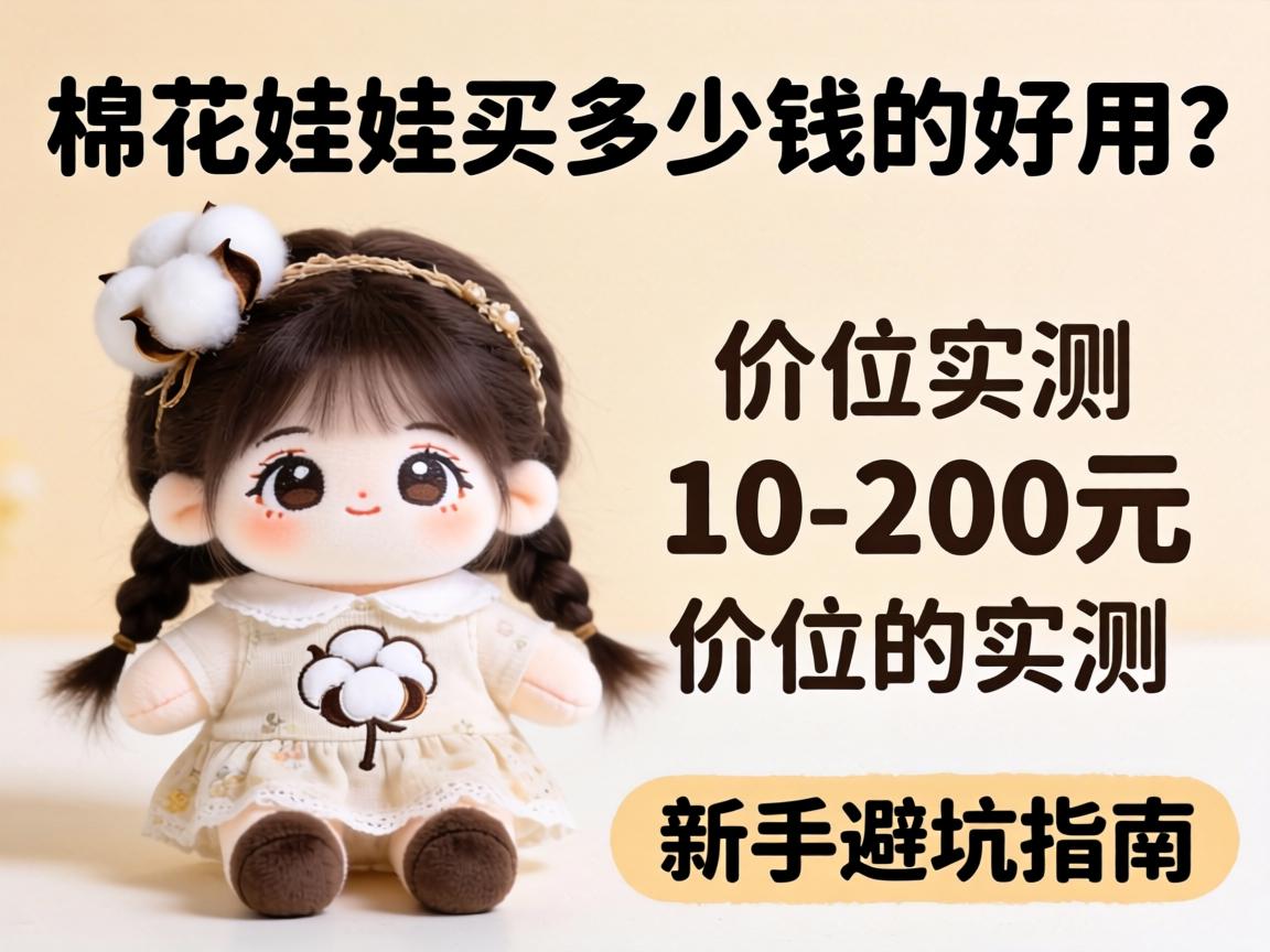 棉花娃娃买多少钱的好用？10-200元价位实测，新手避坑指南