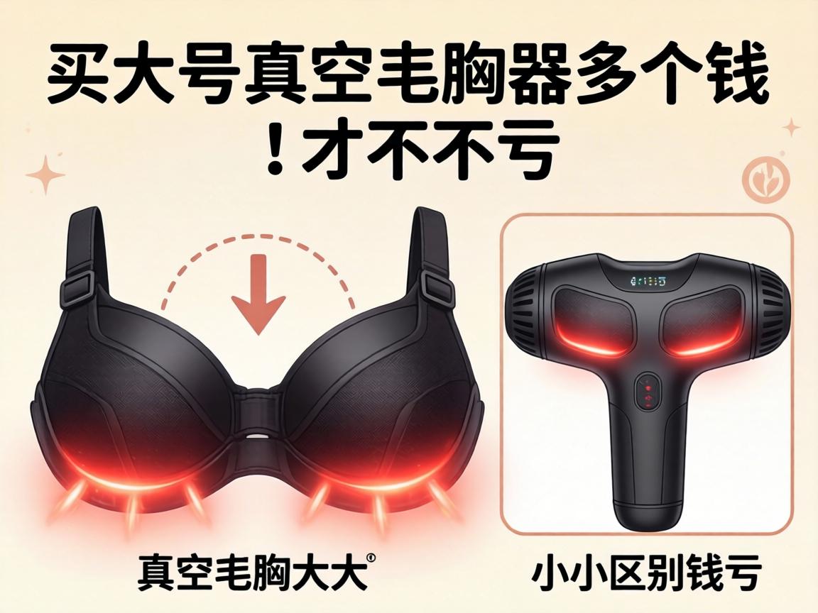 真空丰胸器大号和小号区别在哪?买大号真空丰胸器多少钱才不算亏? 真空丰胸器大号和小号区别在哪?买大号真空丰胸器多少钱才不算亏?