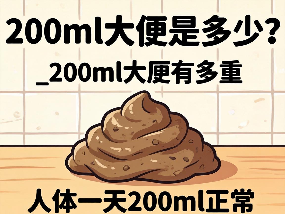 200ml大便是多少？_200ml大便有多重，人体一天200ml正常吗？