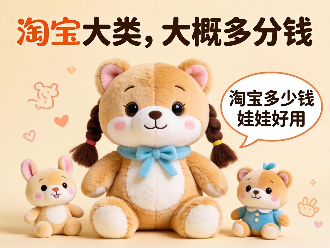 淘宝大号毛绒玩具大概多少钱合适_淘宝多少钱的娃娃好用？