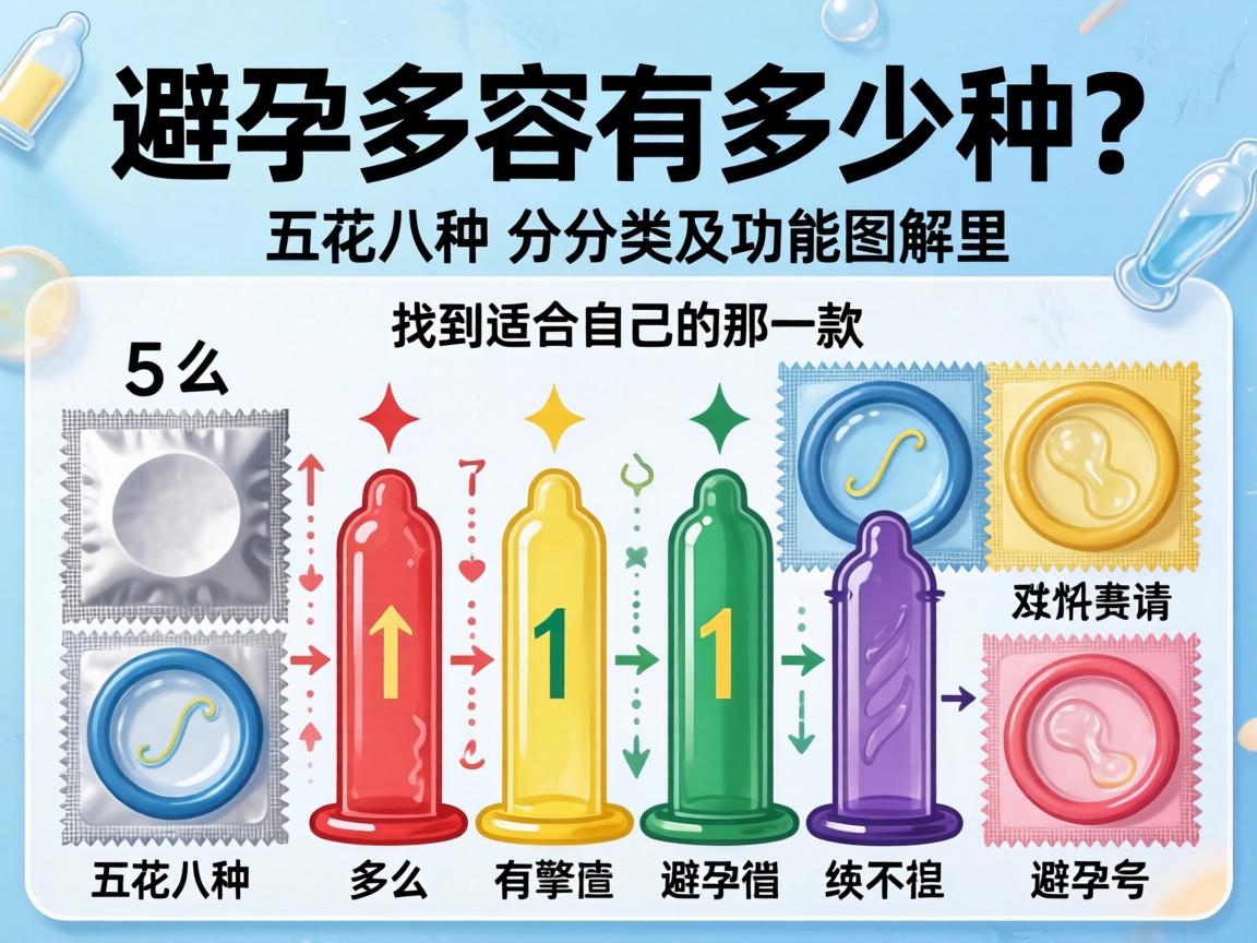 避孕套有多少种？怎么从五花八门的避孕套分类及功能图解里，找到适合自己的那一款？ - 凯格尔/PC肌社区-P动-凯格尔/PC肌社区-P动
