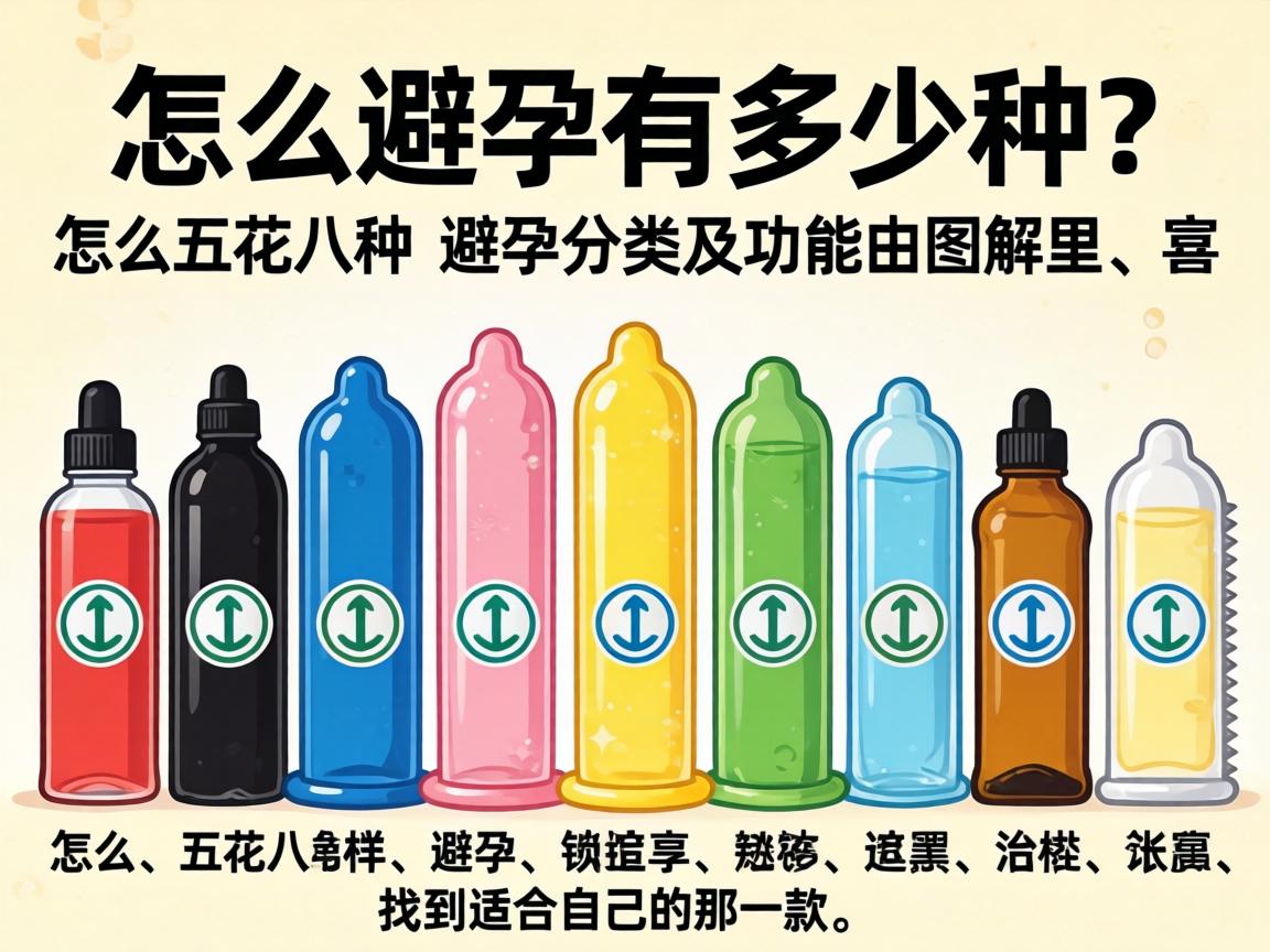 避孕套有多少种？怎么从五花八门的避孕套分类及功能图解里，找到适合自己的那一款？