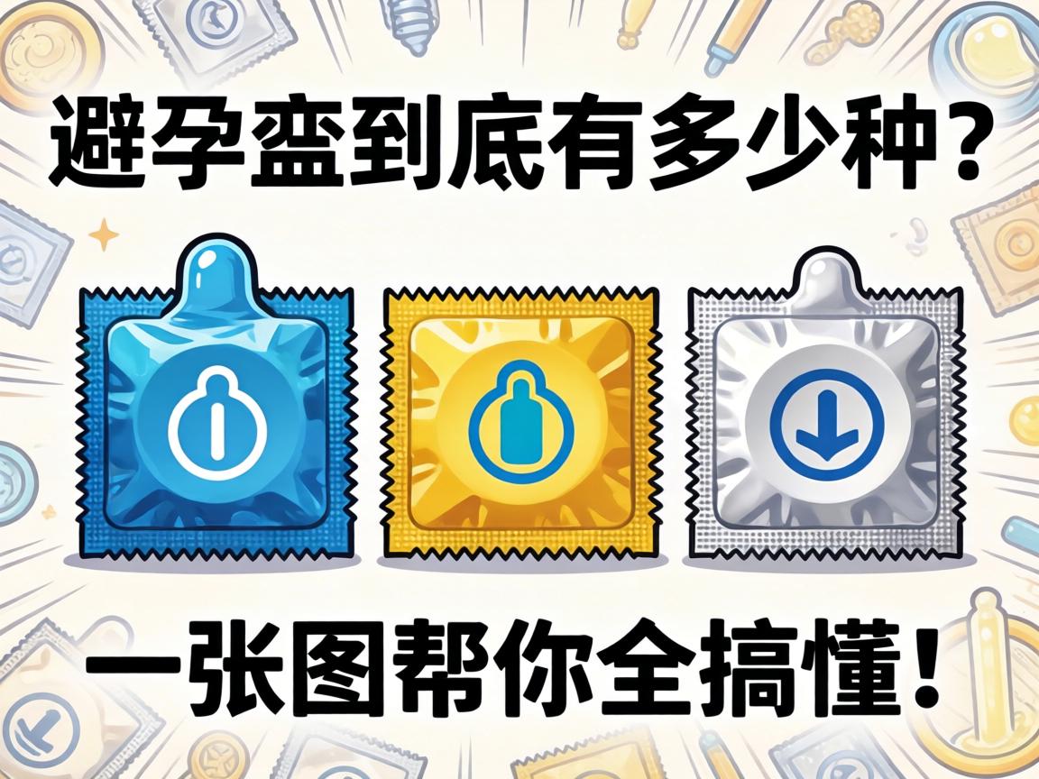 避孕套到底有多少种？一张图帮你全搞懂！