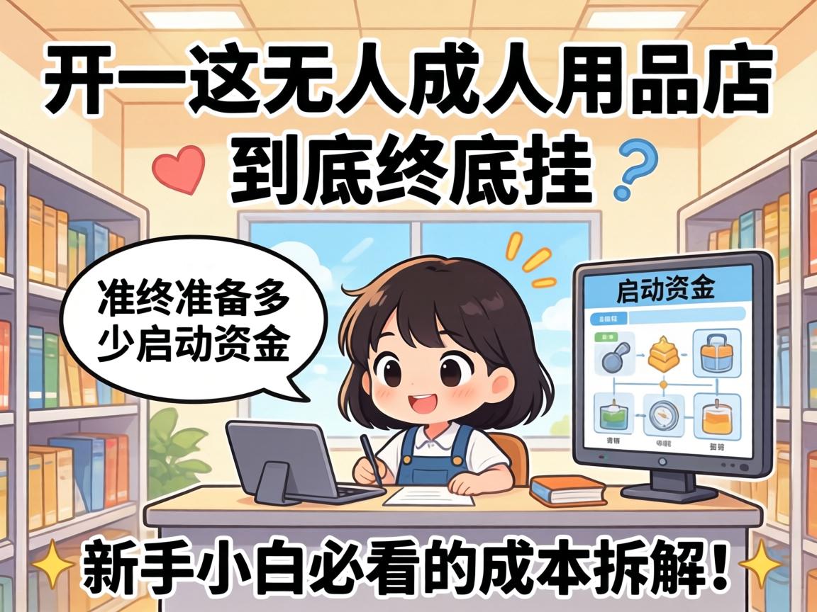 开一家无人成人用品店到底要准备多少启动资金?新手小白必看的成本拆解! 开一家无人成人用品店到底要准备多少启动资金?新手小白必看的成本拆解!