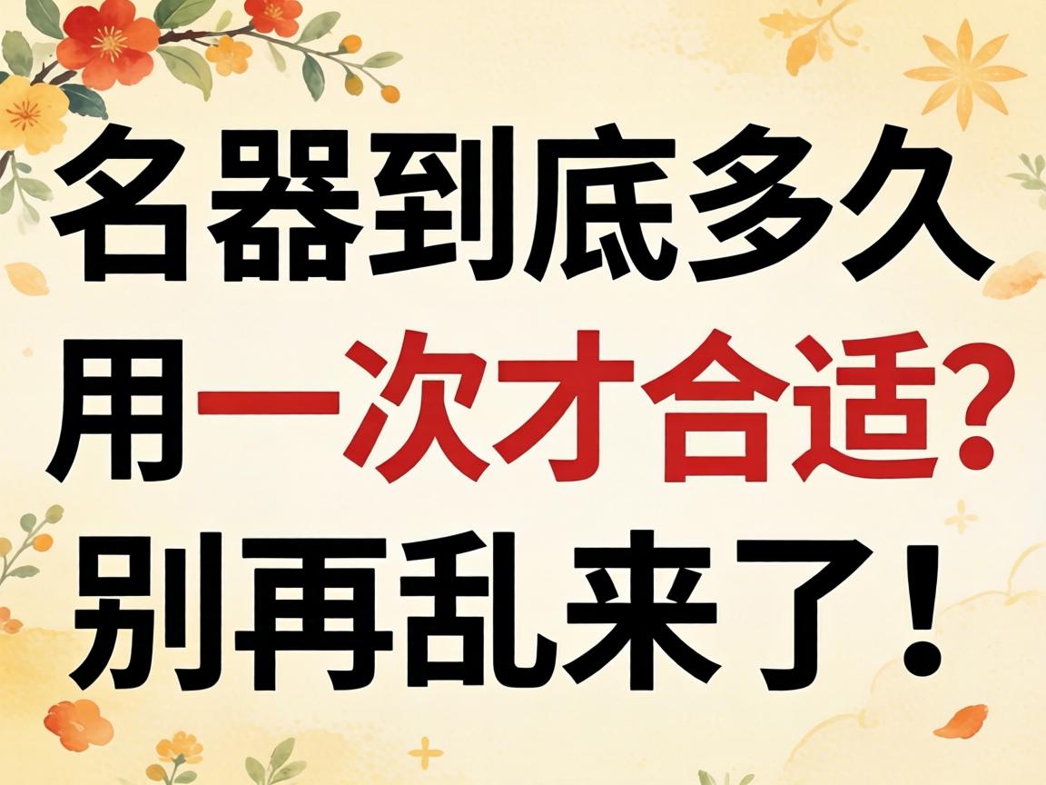 名器到底多久用一次才合适？别再乱来了！