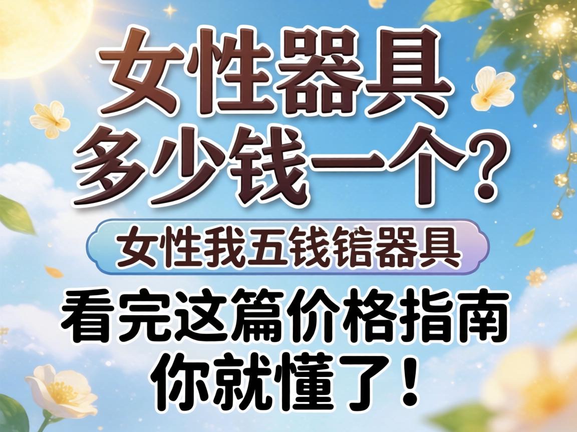 女性器具多少钱一个?看完这篇价格指南你就懂了! 女性器具多少钱一个?看完这篇价格指南你就懂了!