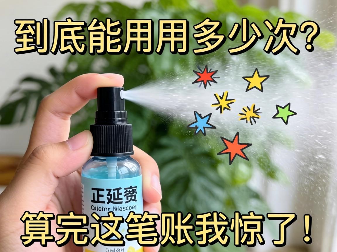 一支延时喷雾到底能用多少次?算完这笔账我惊了! 一支延时喷雾到底能用多少次?算完这笔账我惊了!