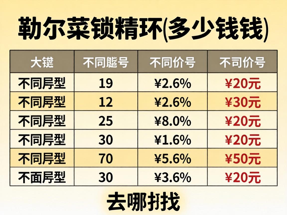 泰勒锁精环多少钱钱_不同型号价格表去哪找? 泰勒锁精环多少钱钱_不同型号价格表去哪找?