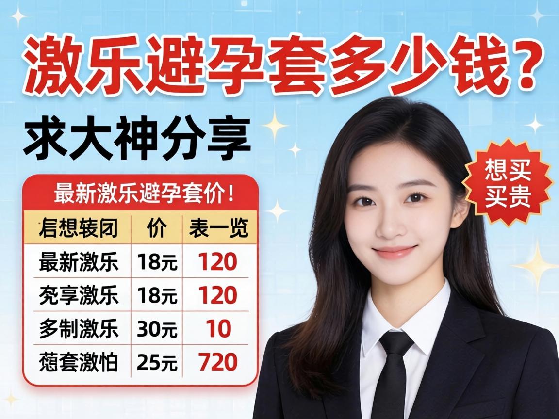激乐避孕套多少钱？求大神分享最新激乐避孕套价格表一览，想买又怕买贵了！