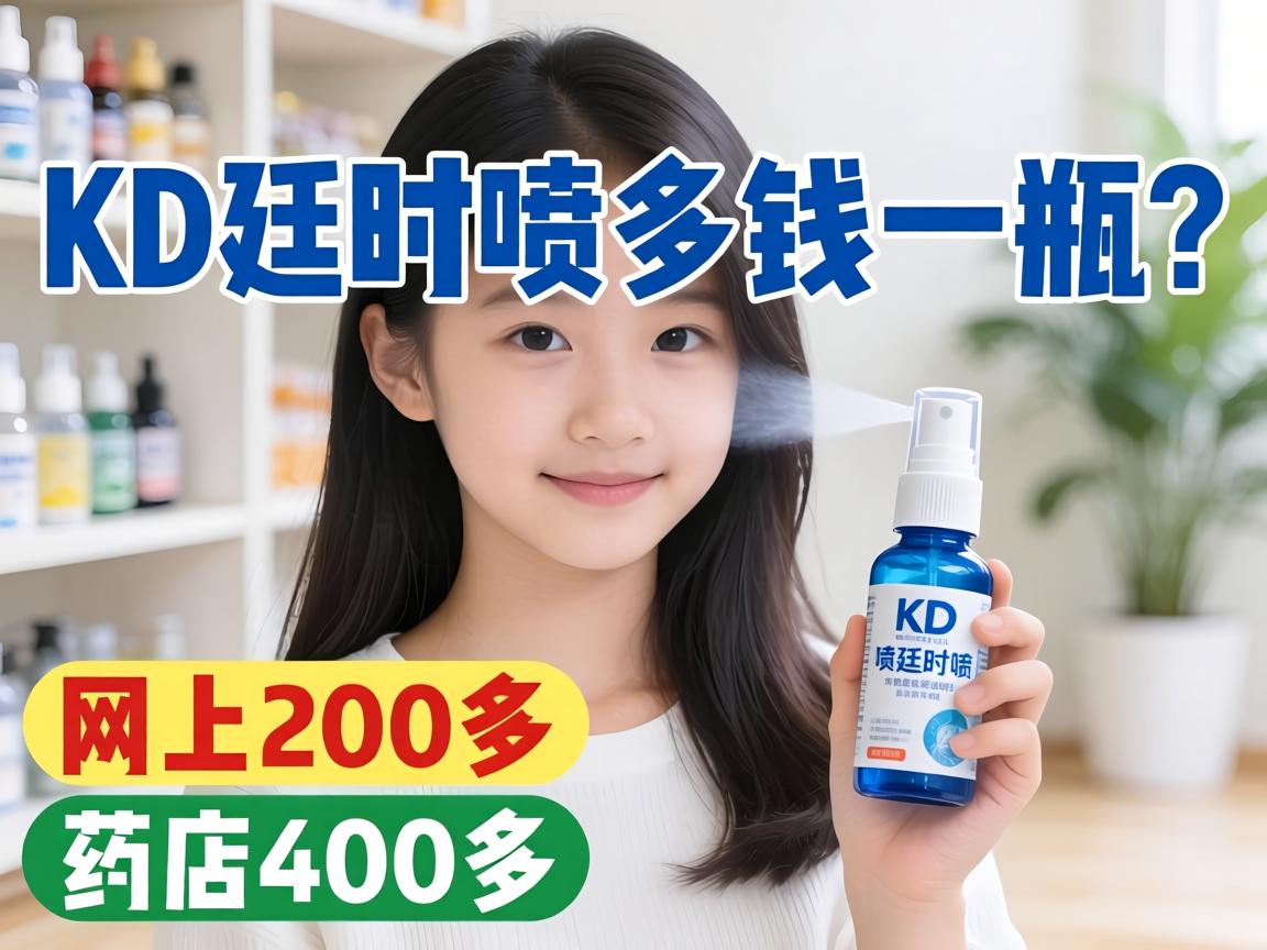KD廷时喷剂多少钱一瓶？网上200多和药店400多的区别到底在哪？