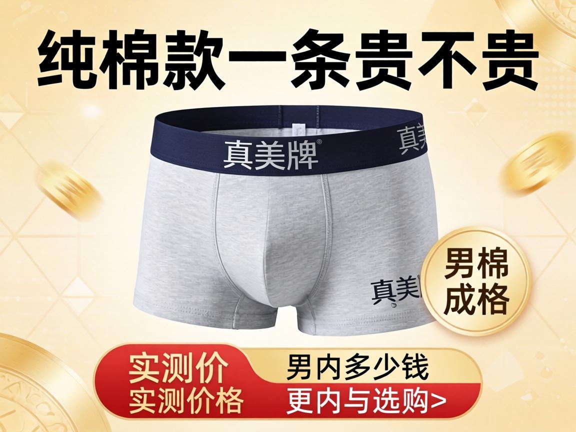 真美牌的男内裤多少钱_纯棉款一条贵不贵？实测价格与选购建议