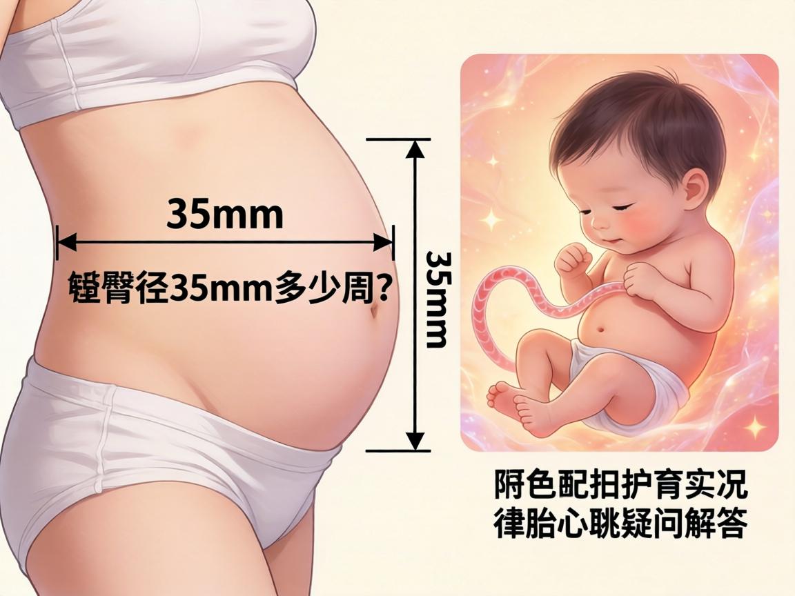 顶臀径35mm多少周？附带35mm胚胎发育实况及胎心疑问解答