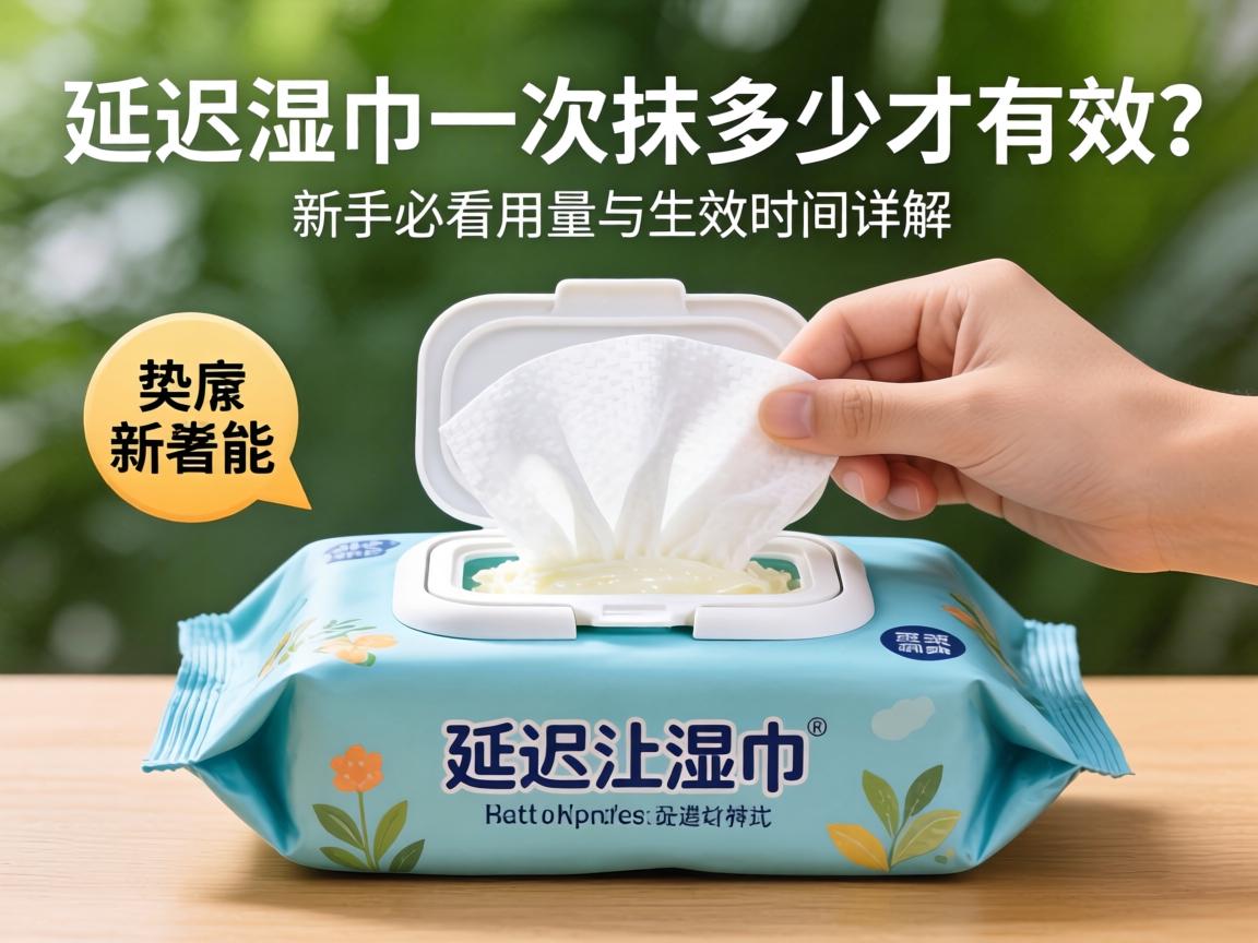 延时湿巾一次抹多少才有效？新手必看用量与生效时间详解