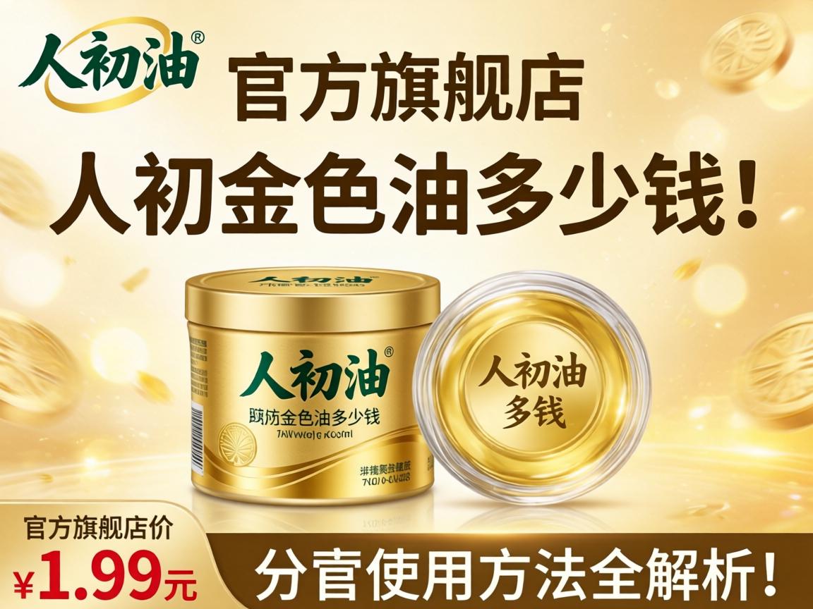 人初油金色包装多少钱？官方旗舰店价格与使用方法全解析！