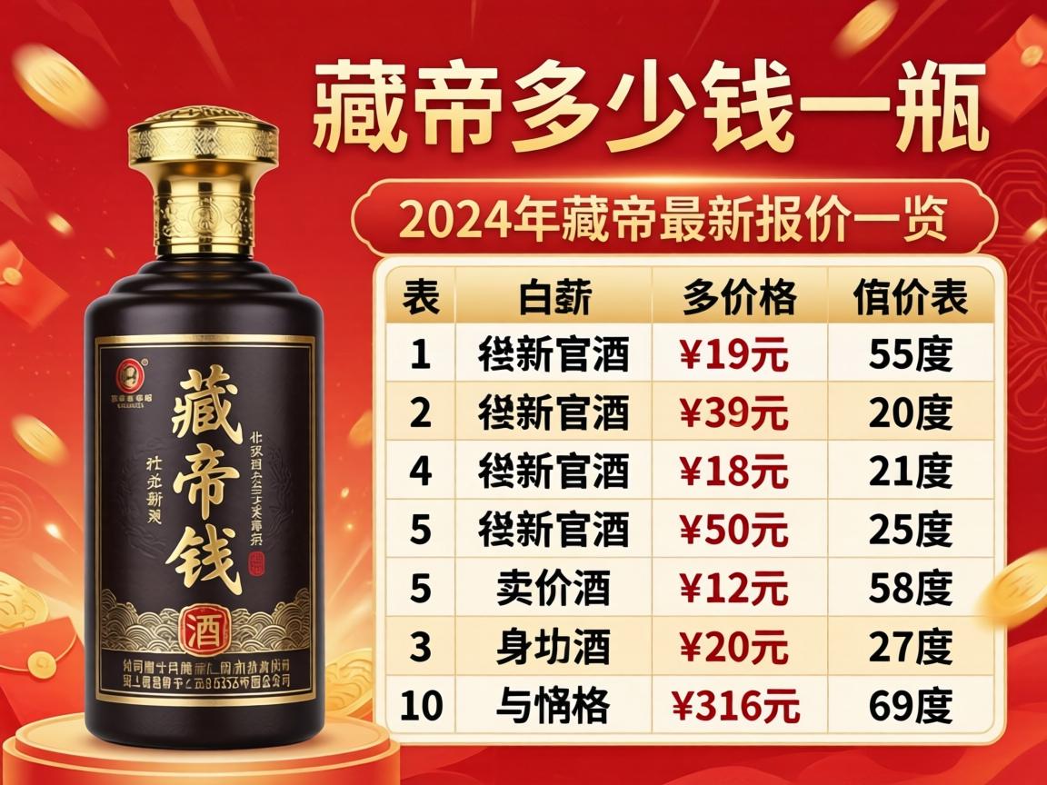 藏帝多少钱一瓶？2024年藏帝酒价格表及53度最新报价一览-凯格尔/PC肌社区-P动