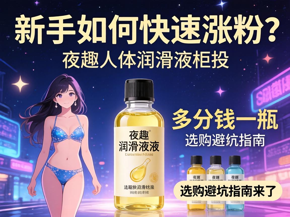 新手如何快速涨粉？夜趣人体润滑液多少钱一瓶？选购避坑指南来了