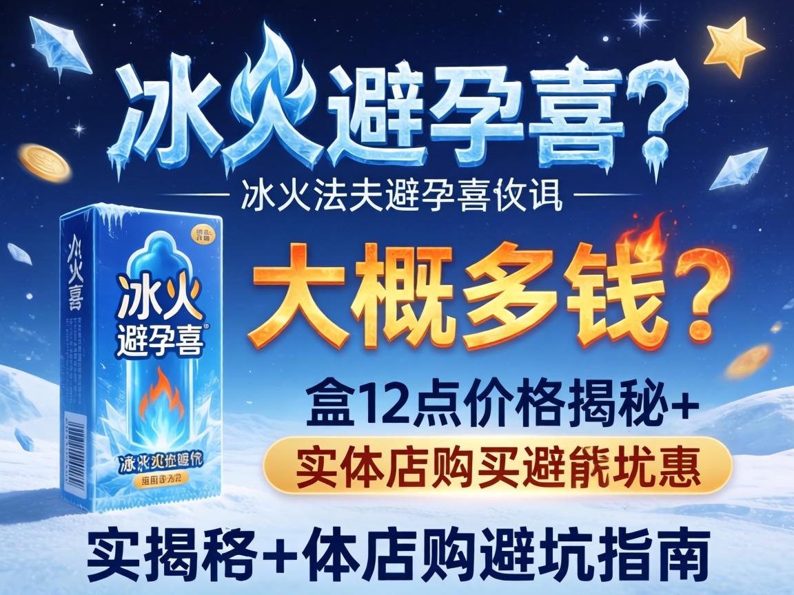 冰火避孕套大概多少钱？一盒12只价格揭秘+实体店购买避坑指南