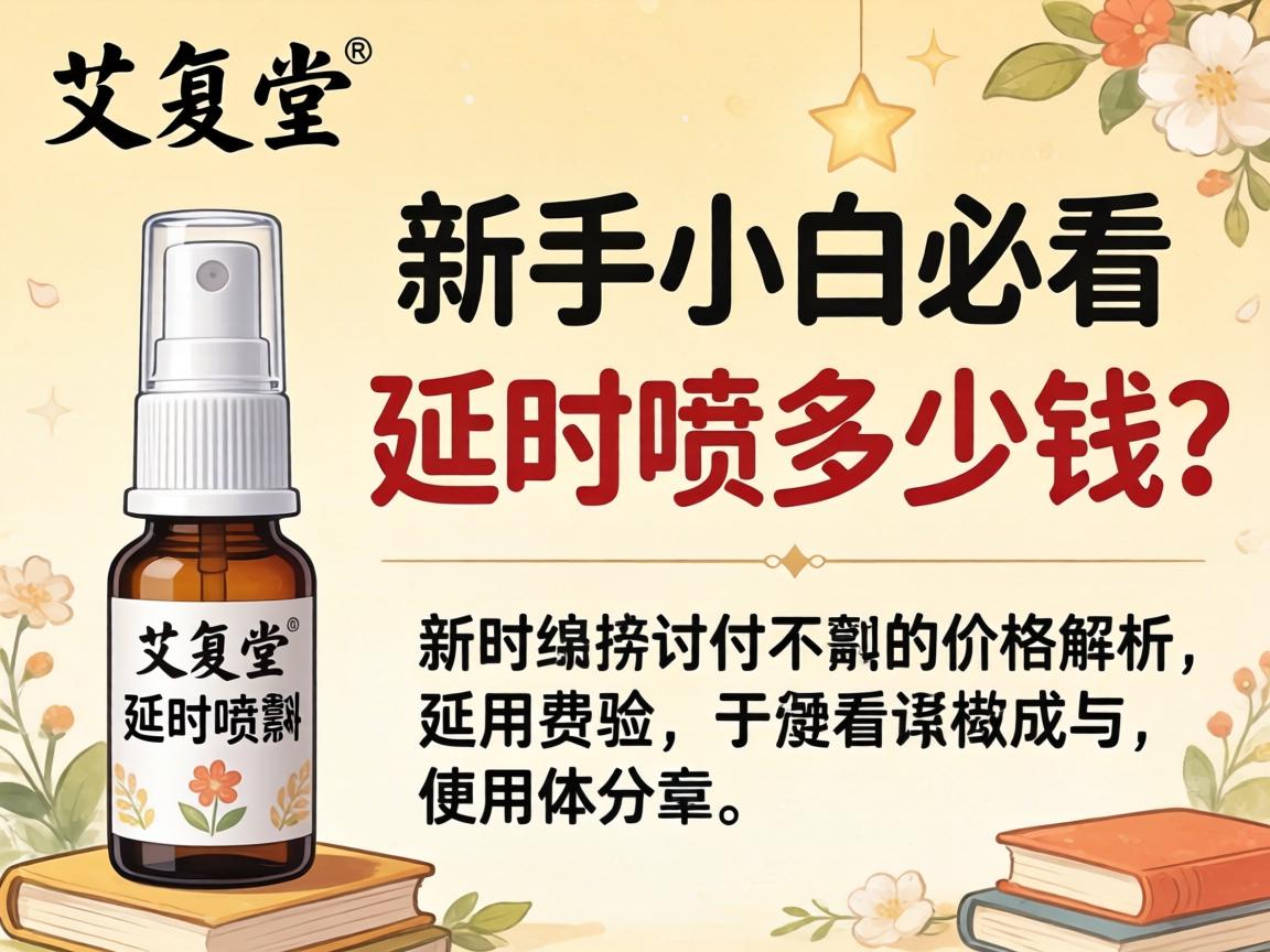 艾复堂延时喷剂多少钱？新手小白必看的价格解析与使用体验分享